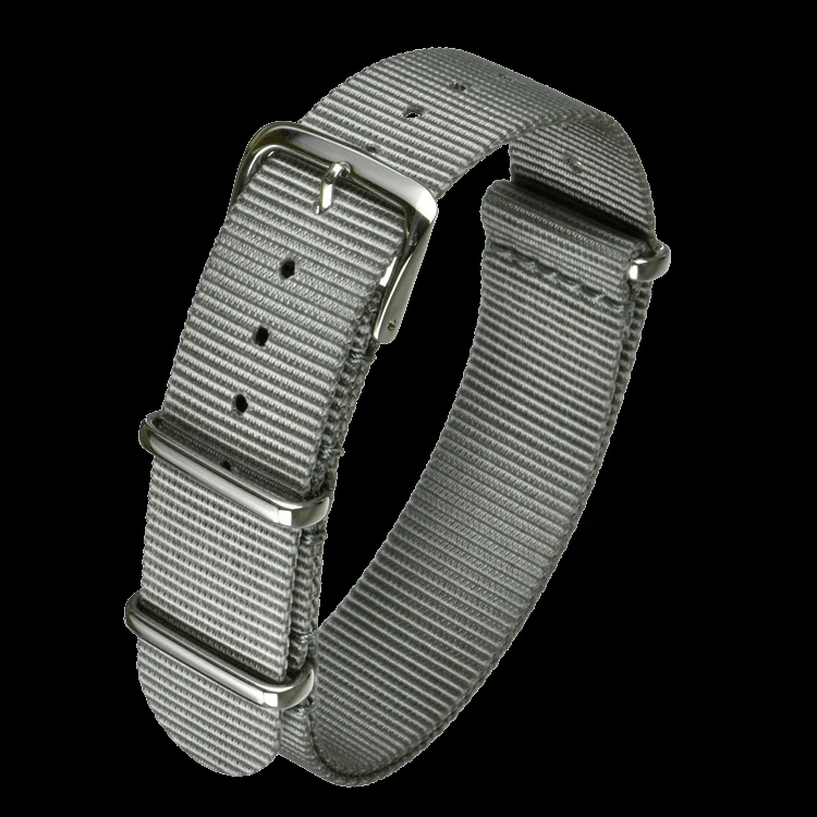 18mm Grey NATO Military Watch Strap - Image 2