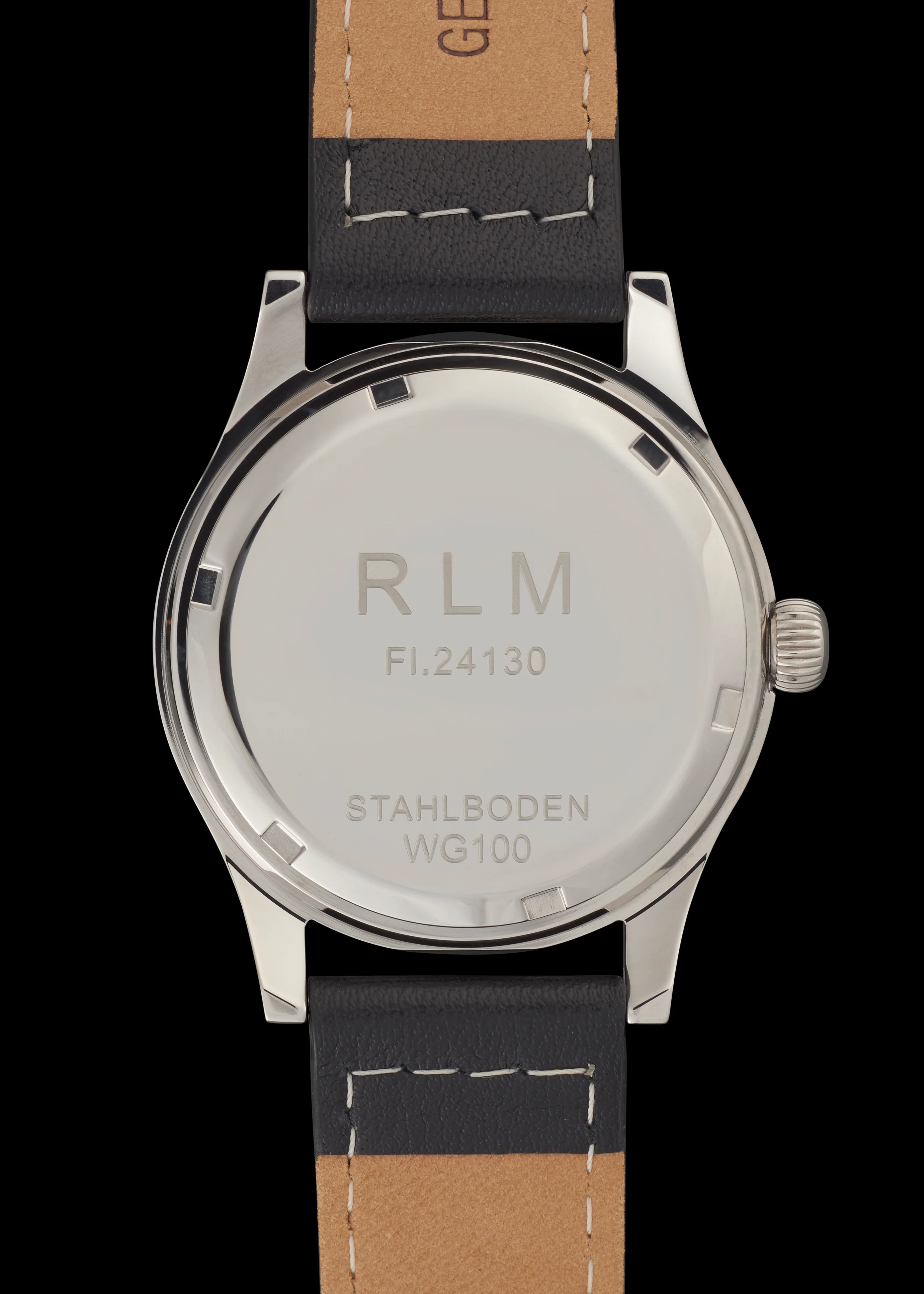 Aeschbach WW2 Pattern Germany Luftwaffe / Reichsluftfahrtministerium (RLM) Pilots Watch with an Automatic Swiss 31 Jewel Sellita SW260 Movement and a Domed Vintage Box Sapphire Crystal - Image 4