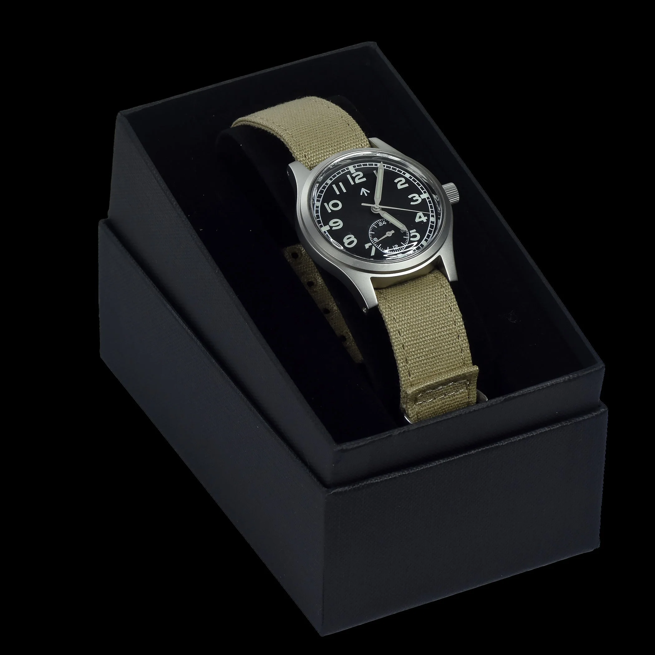 MWC 1940s/1950s "Dirty Dozen" Pattern General Service Watch with Automatic Self Winding Mechanical Movement and Sapphire Box Crystal - Image 5