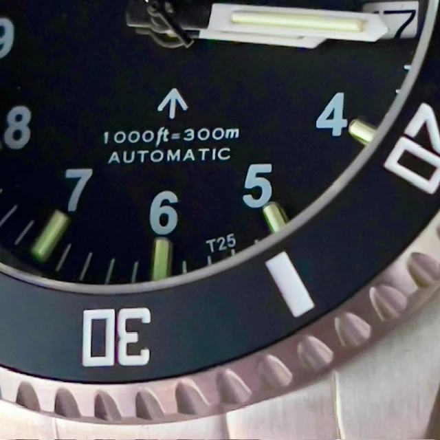 MWC 24 Jewel 300m Automatic Military Divers Watch with Tritium GTLS Tubes for Enhanced Nighttime Performance - Image 13