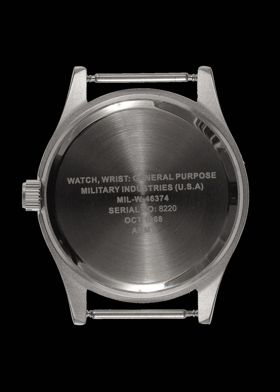 MWC Classic 1970s Pattern MIL-W-46374 Pattern Military Watch on a Black Military Webbing Strap - Image 3