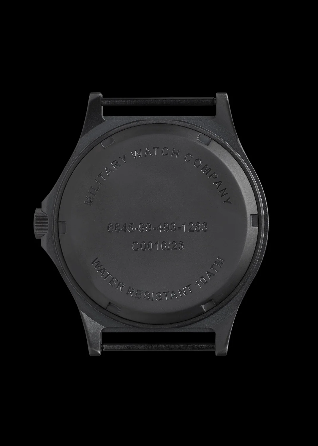 MWC G10 100m / 330ft Water resistant Black PVD Steel Military Watch with Sapphire Crystal - NATO Stock Number: NSN 6645-99-493-1283 - Image 4