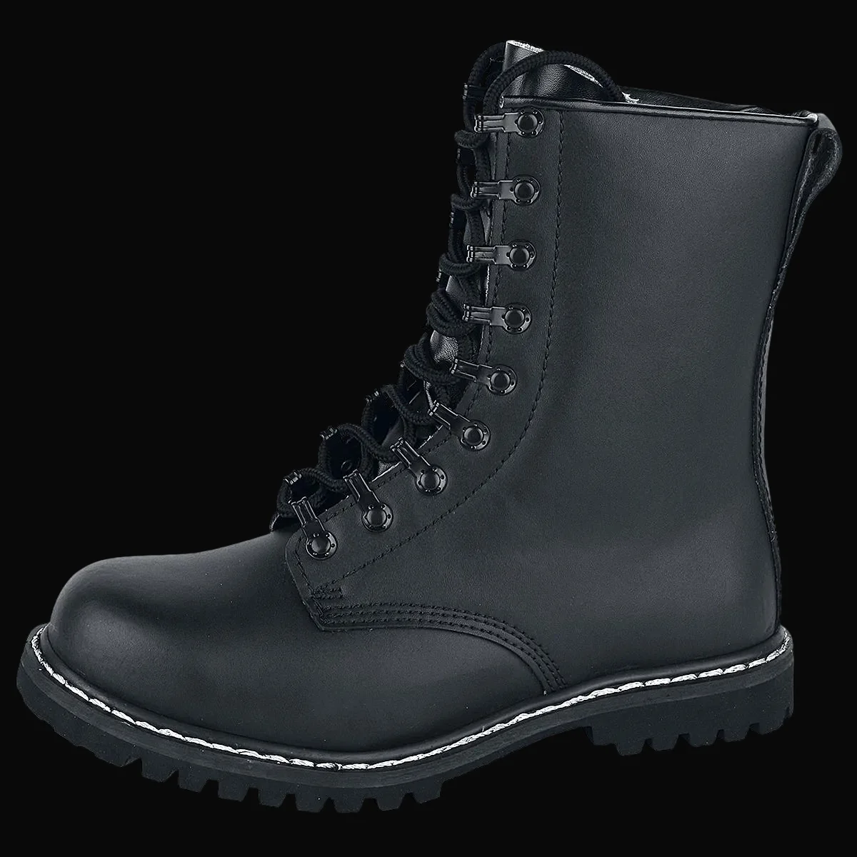 High Quality Classic German Pattern Para Boots "Springerstiefel" Leather Military Boots - Surplus Stock to One Pair to Clear Size 7 - Image 3
