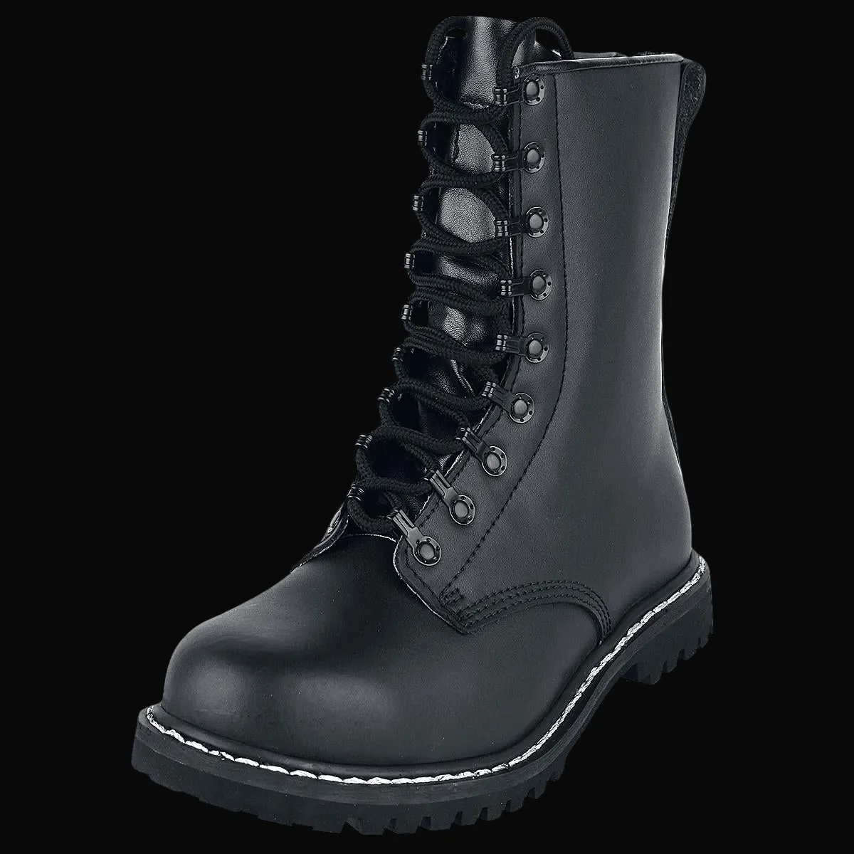 High Quality Classic German Pattern Para Boots "Springerstiefel" Leather Military Boots - Surplus Stock to One Pair to Clear Size 7 - Image 4