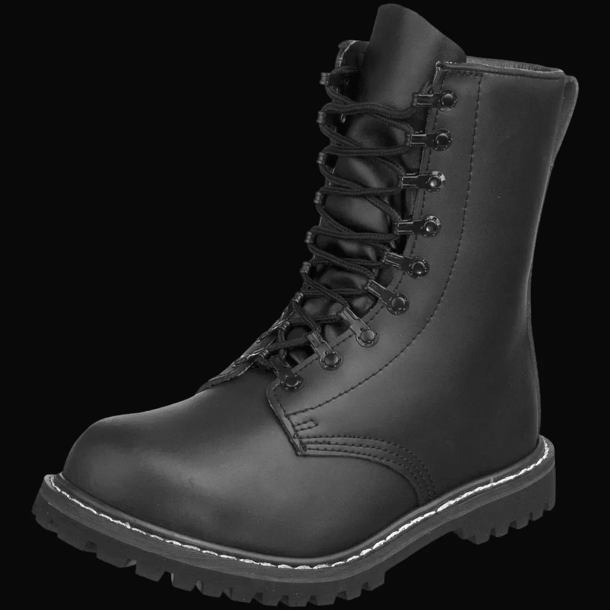 High Quality Classic German Pattern Para Boots "Springerstiefel" Leather Military Boots - Surplus Stock to One Pair to Clear Size 7 - Image 5