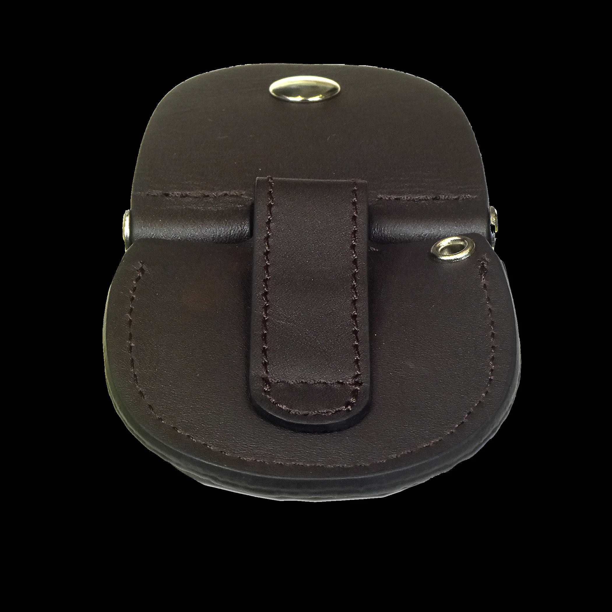 Superior Quality Brown Calf Leather Pocket Watch Case - Image 3