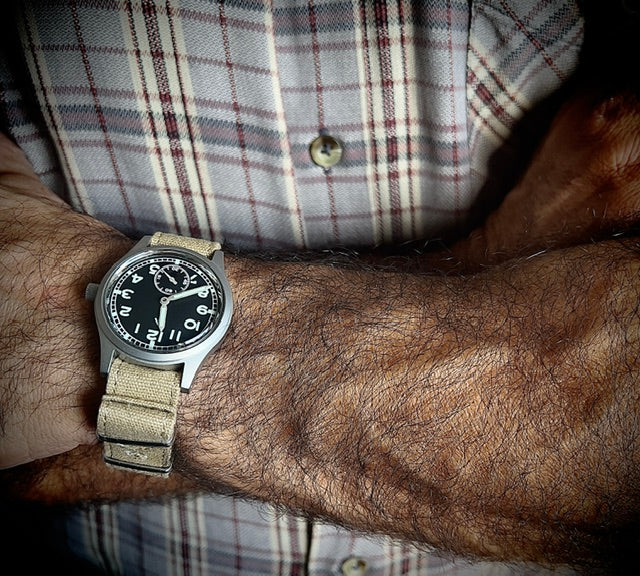 MWC 1940s/1950s "Dirty Dozen" Pattern General Service Watch with Automatic Self Winding Mechanical Movement and Sapphire Box Crystal - Image 7
