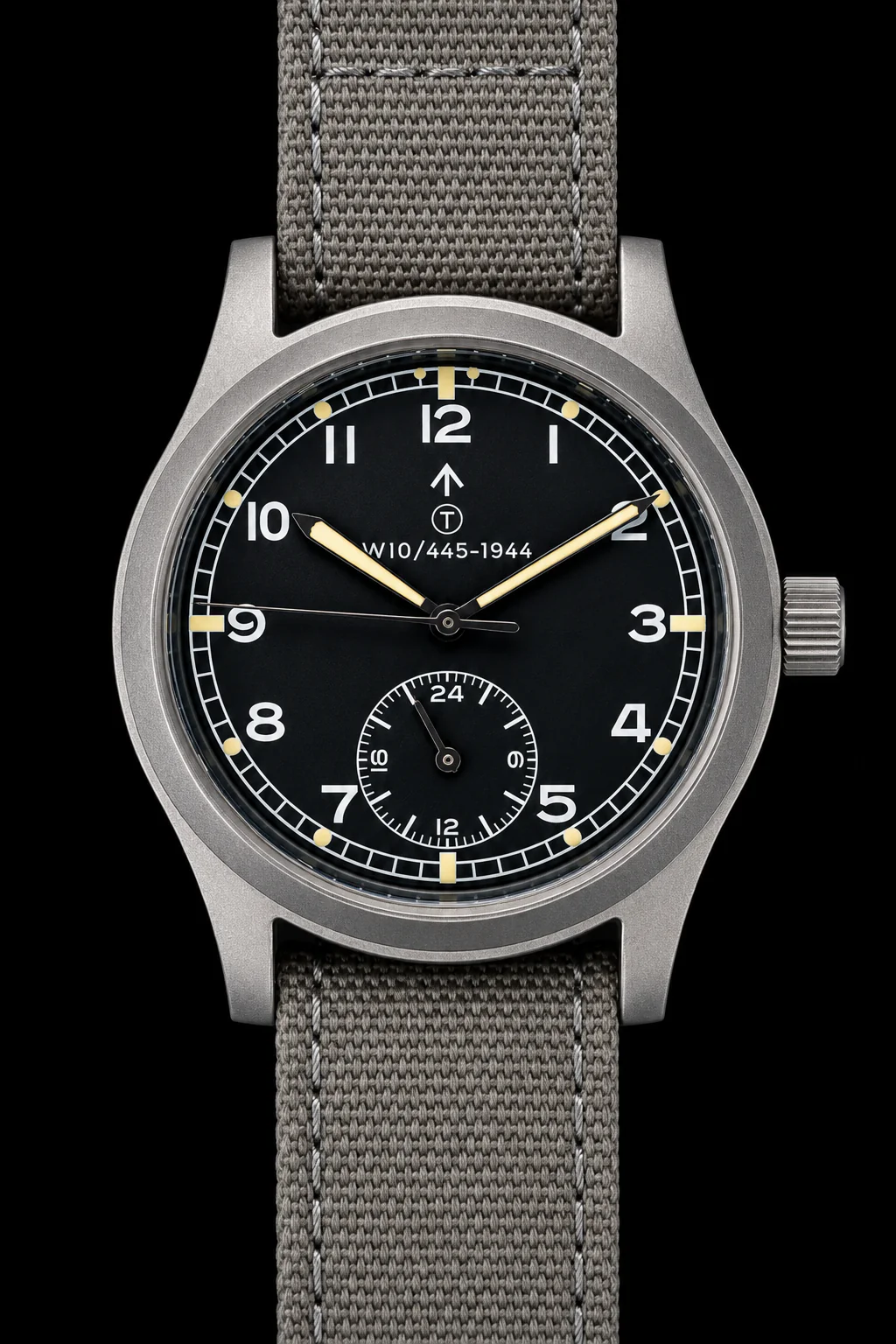 MWC 1940s/1950s "Dirty Dozen" Pattern General Service Watch with a Mechanical Quartz Hybrid Movement