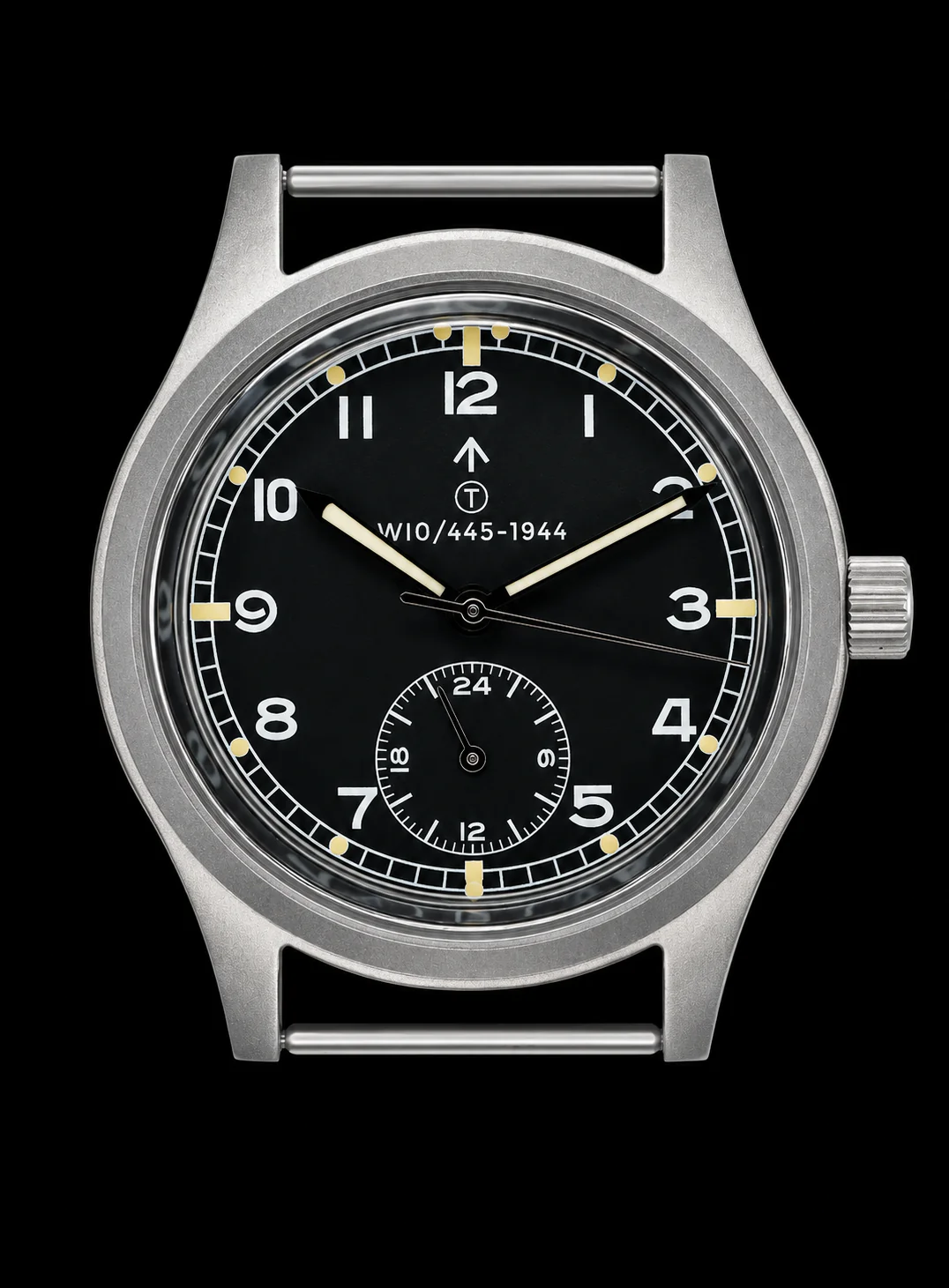 MWC 1940s/1950s "Dirty Dozen" Pattern General Service Watch with a Mechanical Quartz Hybrid Movement - Image 2