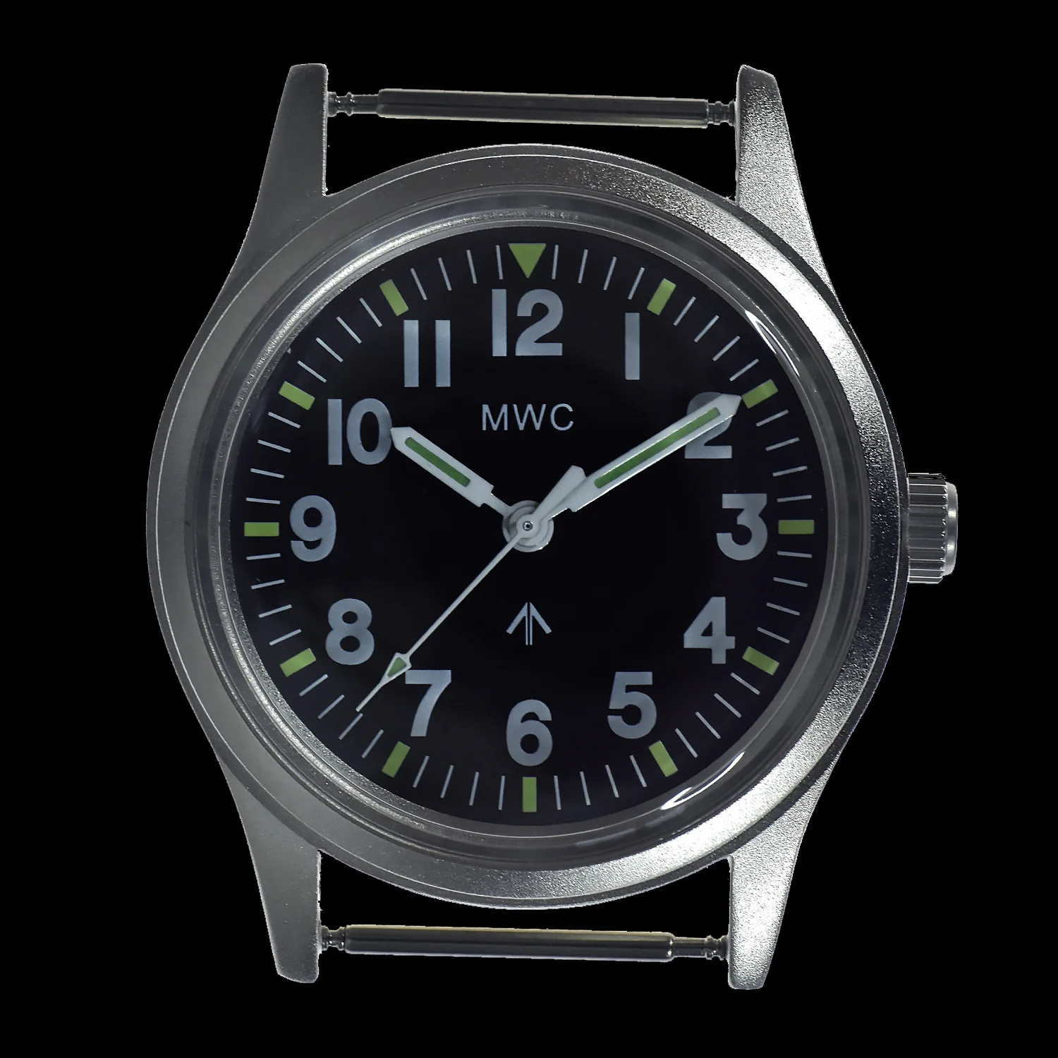 MWC Classic 1960s/70s European Pattern Military Watch on a Grey Military Webbing Strap - Image 2
