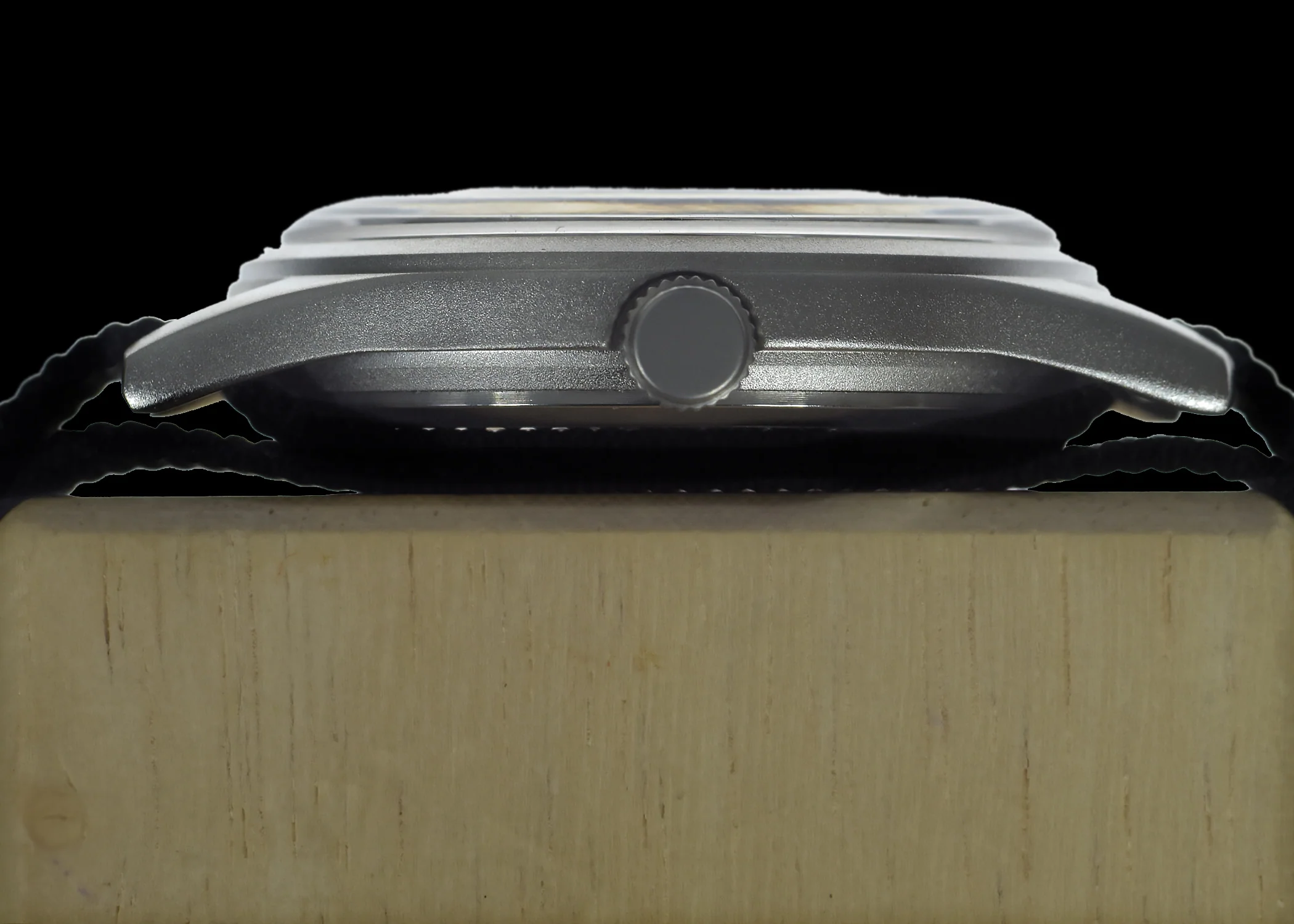 MWC Classic 1960s/70s European Pattern Military Watch on a Grey Military Webbing Strap - Image 3