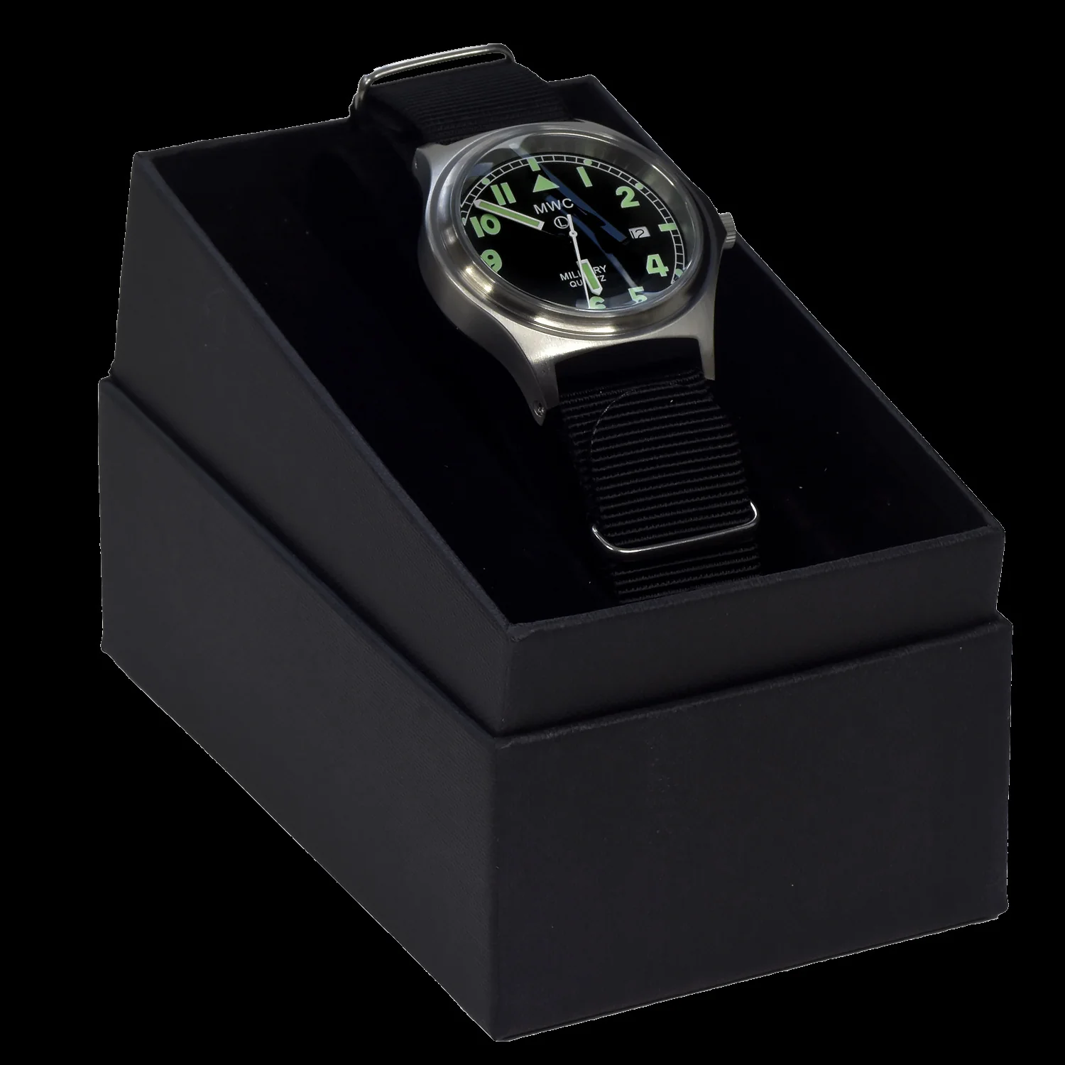 MWC G10 50m (165ft) Water Resistant NATO Pattern Military Watch with Satin Case Finish, Fixed Strap Bars and 60 Month Battery Life - Image 7