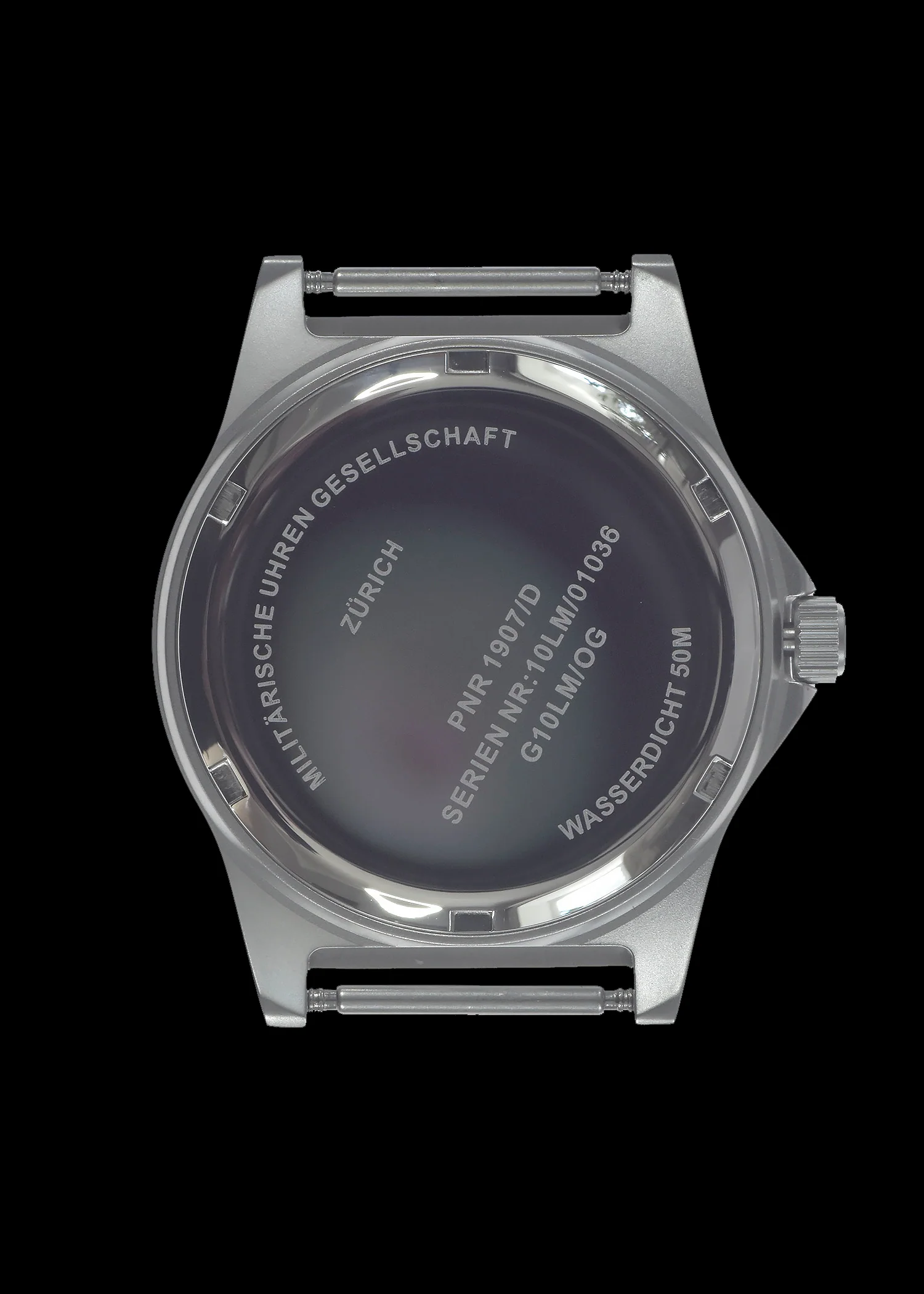 MWC G10 LM Stainless Steel Non Date Military Watch (Olive Green Strap) - Image 5