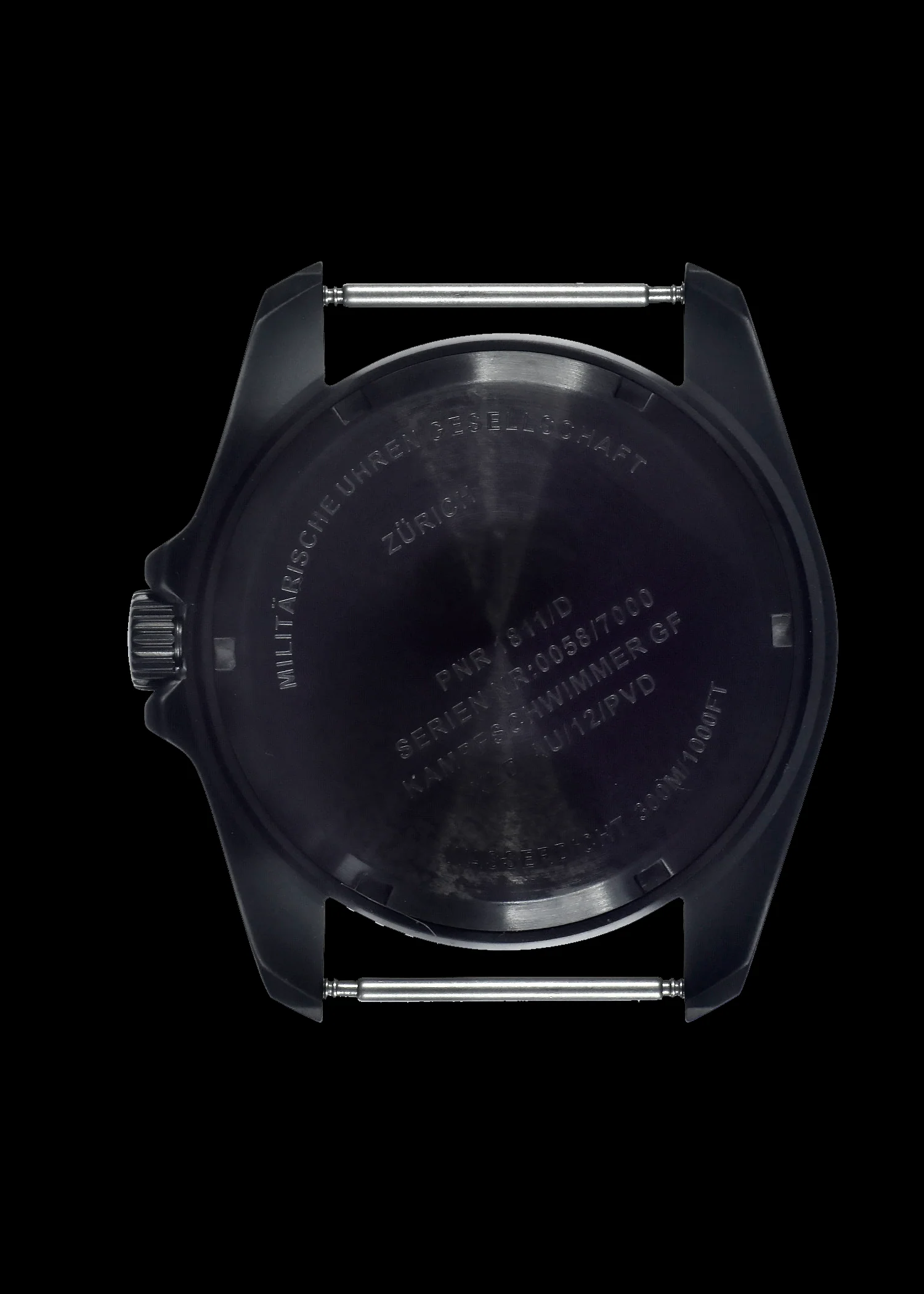 MWC Heavy Duty 300m Military Divers Watch in PVD Steel Case with Sapphire Crystal and Ceramic Bezel (Quartz) - Image 5