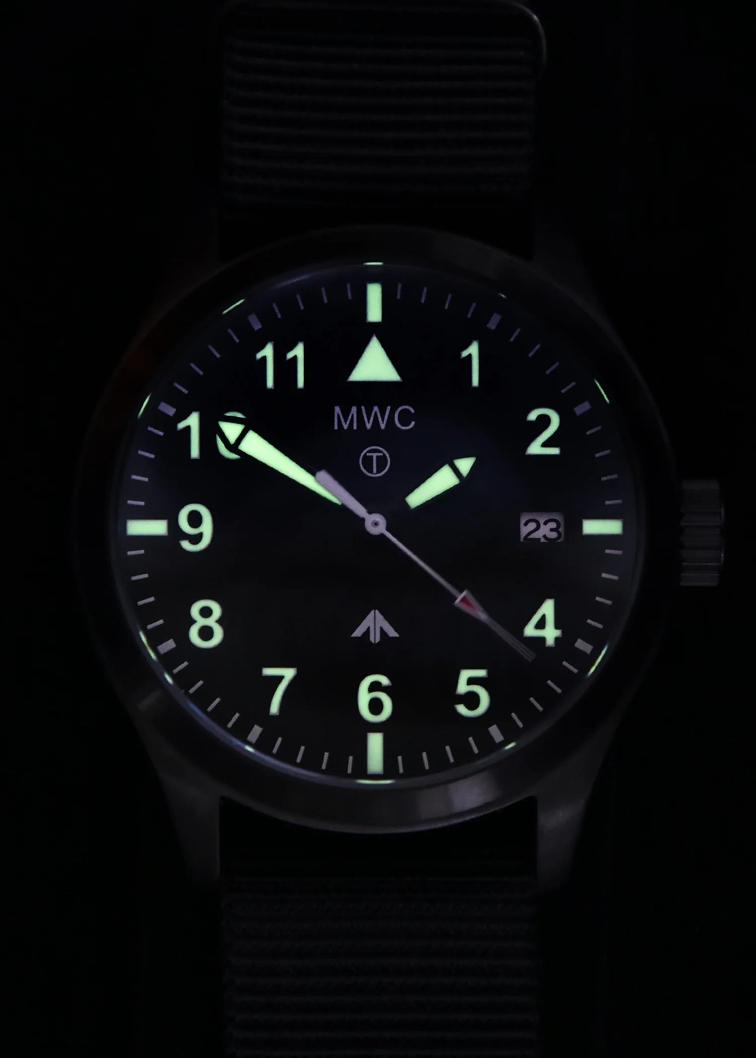 MWC MKIII (100m) 1950s Pattern Automatic Ltd Edition Military Watch in black PVD Steel with Sapphire Crystal - Image 2