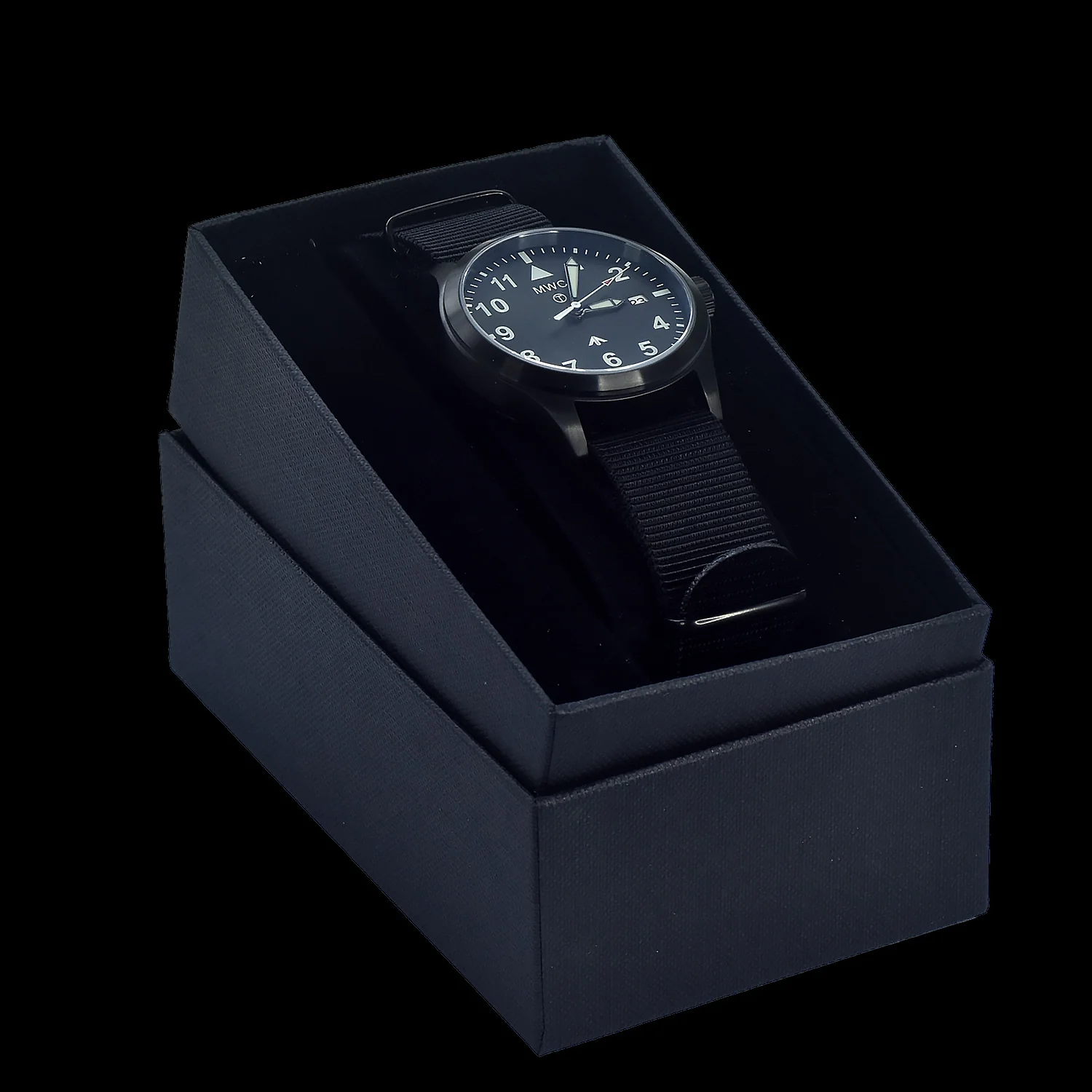 MWC MKIII (100m) 1950s Pattern Automatic Ltd Edition Military Watch in black PVD Steel with Sapphire Crystal - Image 5