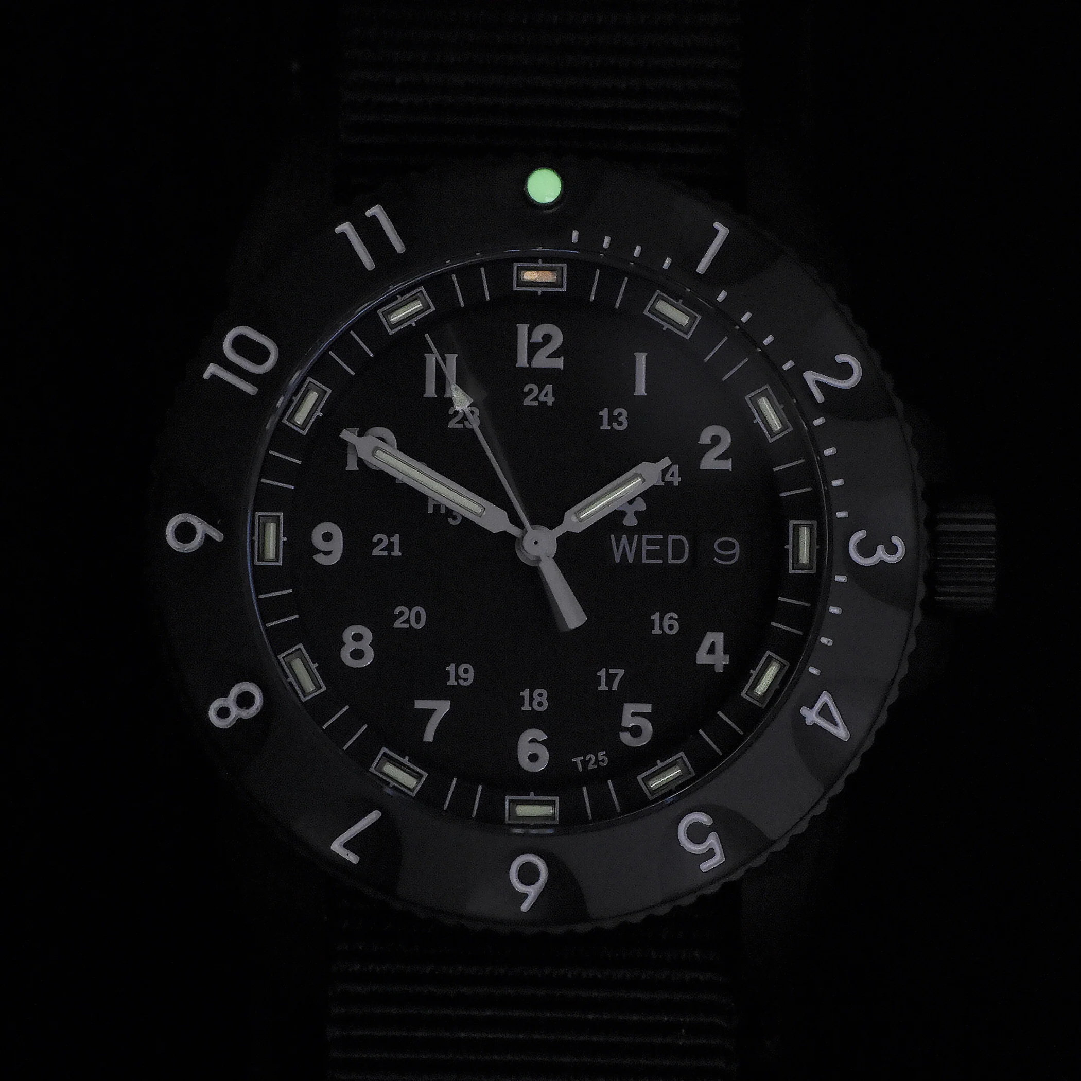 MWC P656 300m Water Resistant PVD Tactical Series Watch with Day/Date, GTLS Tritium and Sapphire Crystal - Image 3