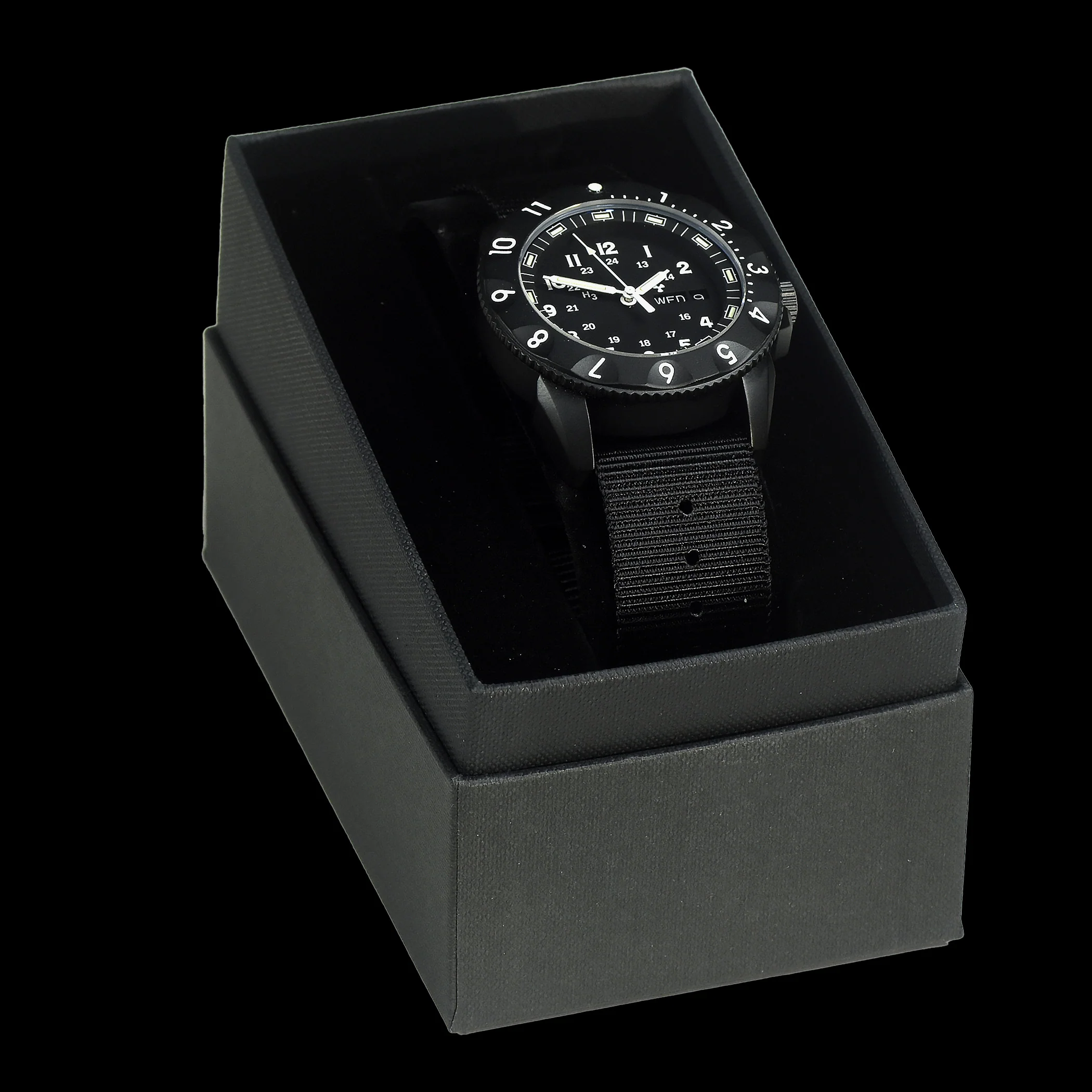 MWC P656 300m Water Resistant PVD Tactical Series Watch with Day/Date, GTLS Tritium and Sapphire Crystal - Image 9